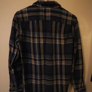 blue american eagle flannel